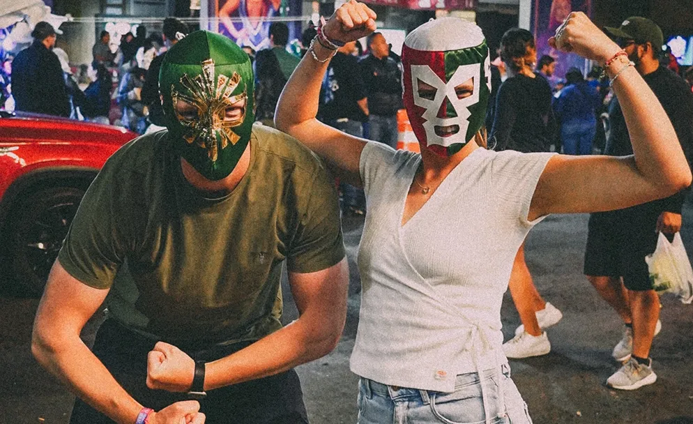 Lucha libre in mexico city